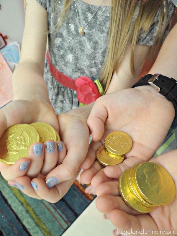 Lucky Scavenger Hunt Gold Coin Prizes