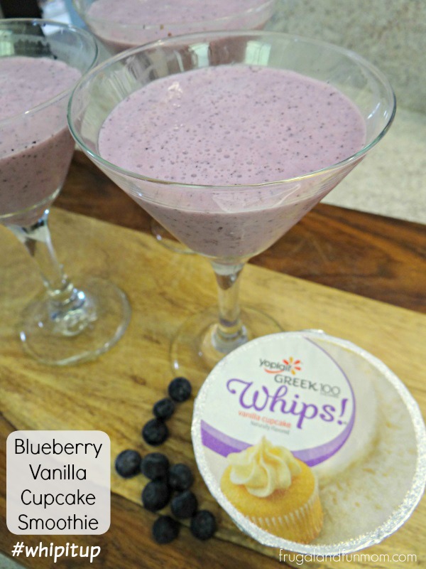 Blueberry Vanilla Cupcake Smoothie Recipe