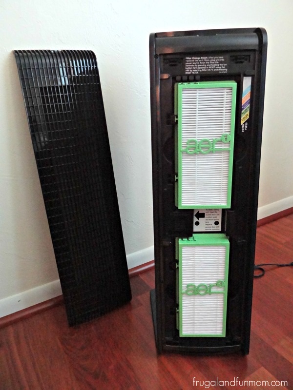 Inside of Holmes Air Purifier
