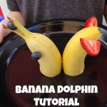 Banana Dolphin Tutorial! A Fun Snack and Craft for Kids!