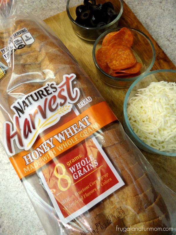 Italian Grilled Cheese made with Natures Harvest