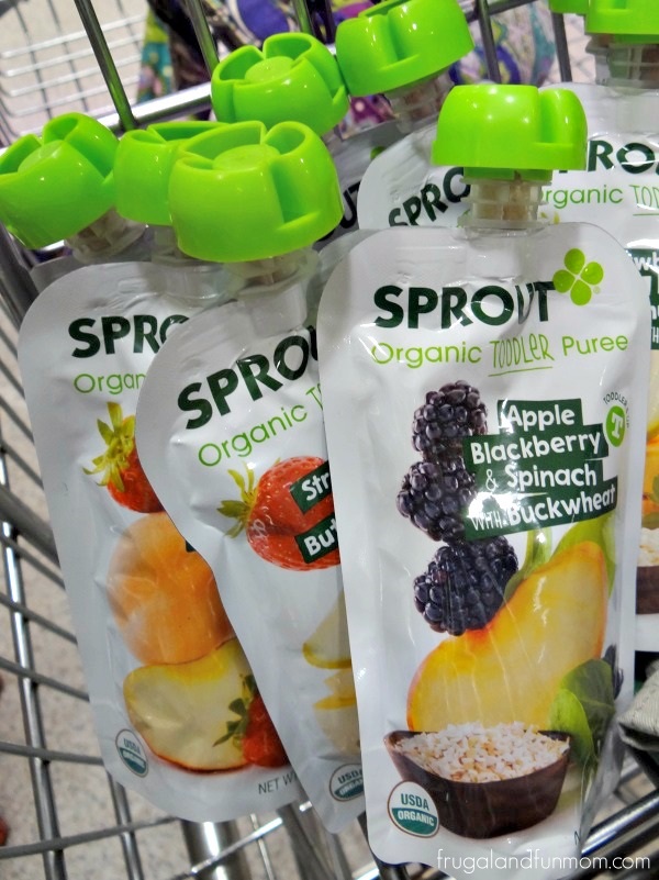 Sprout food for Toddlers in cart at Publix
