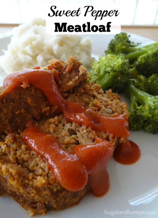 Sweet Pepper Meatloaf Recipe Made With 4 Simple Ingredients! #YesYouCAN