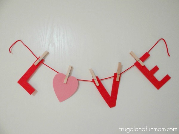 Tutorial for Valentine's Day Banner Created With Foam
