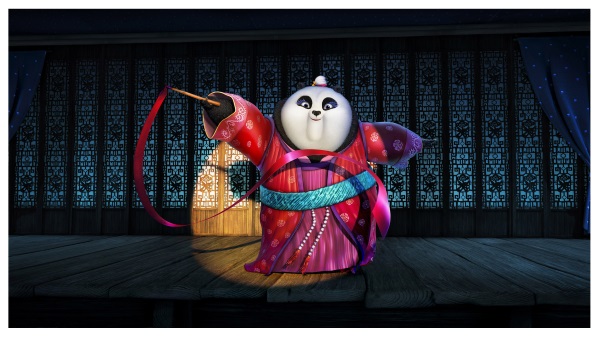 Mei Mei (voiced by Rebel Wilson) performing a ribbon dance in DreamWorks Animation's KUNG FU PANDA 3.