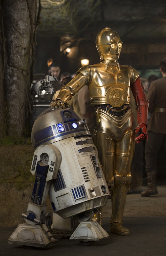 Star Wars: The Force Awakens R2-D2 and C-3PO (Anthony Daniels) Ph: David James ©Lucasfilm 2015
