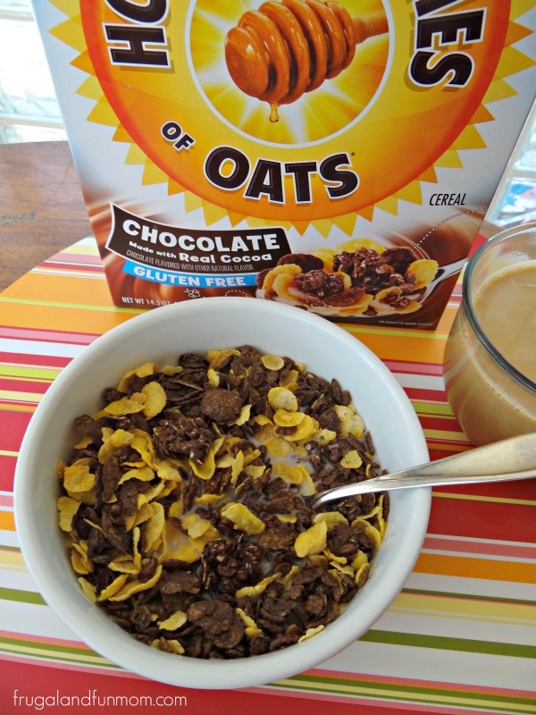 Honey Bunches of Oats Chocolate Cereal with Milk