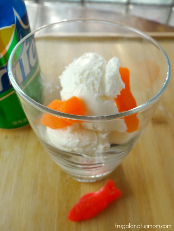 Ice Cream Float Recipe with Swedish Fish