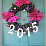 New Year’s Wreath! Easy DIY With Wooden Numbers!