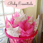 Baby Shower Gift Idea With Essentials In A Laundry Basket!