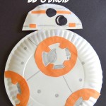 Star Wars Inspired Paper Plate BB-8 Droid Craft!