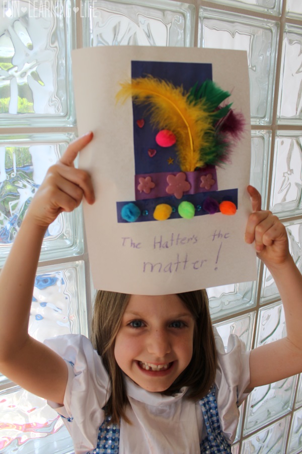 Mad Hatter Paper Hat Craft Project