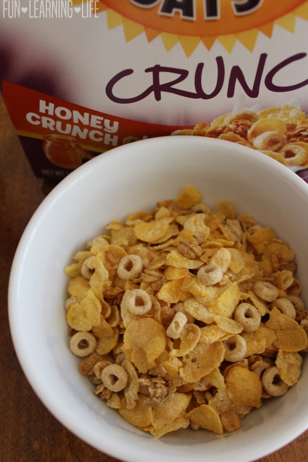 NEW Honey Bunches of Oats Crunch O's Honey Flavor in a bowl