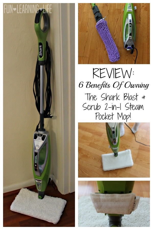 Review 6 Benefits Of Owning The Shark Blast & Scrub 2-in-1 Steam Pocket Mop!