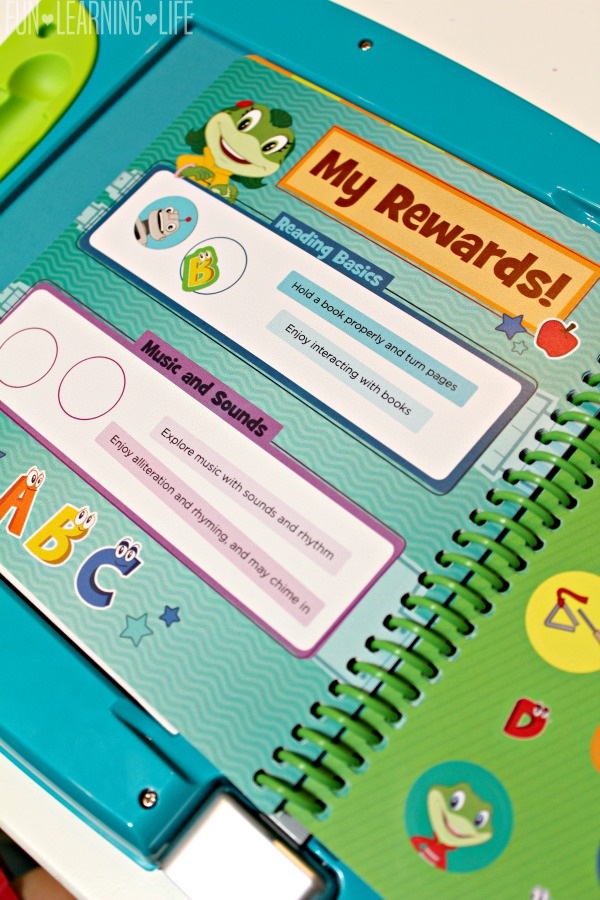 Sticker Rewards in the LeapStart learning system