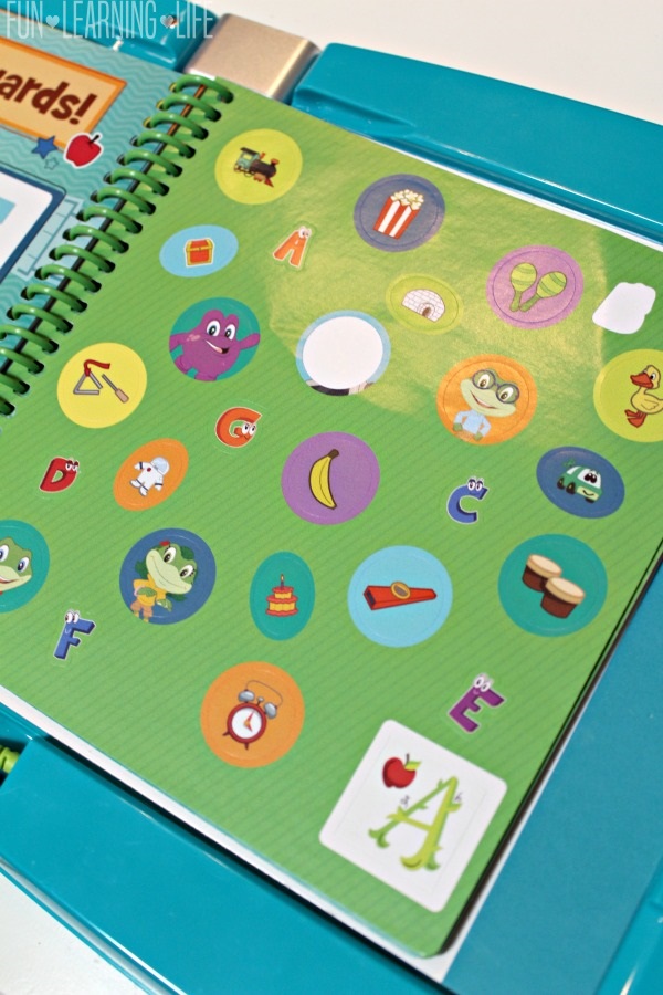 Stickers in the LeapFrog LeapStart learning system