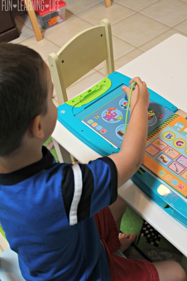 Using the Stylus in the LeapStart learning system