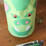 Dragon Crayon Holder Craft and Free Pete’s Dragon Activity and Coloring Pages!