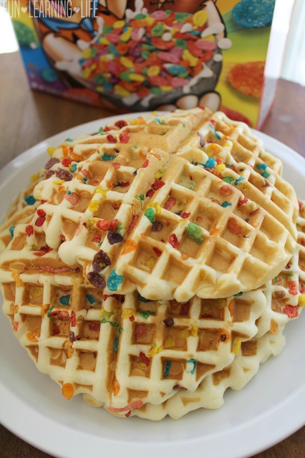 Rainbow Waffles Recipe
