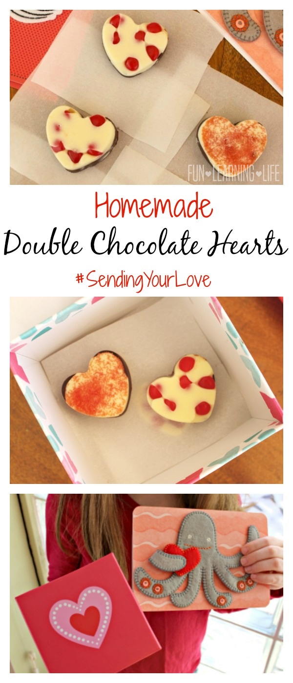 Homemade Double Chocolate Hearts!