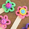 Flower Bookmark Craft Preview