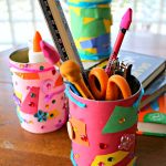 Homemade Pencil Holder To Organize Tools For School!