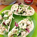 Apple and Chicken Salad Taco Boats Recipe!
