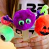 Monster Halloween Bookmarks Craft Preview