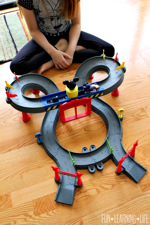 mickey roadster racers track set