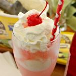 Shirley Temple Ice Cream Float Featuring Mayfield Creamery at Publix!