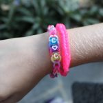 Giving Smiles With Alphabet Beads Loom Band Bracelets Craft!