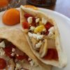 Breakfast Pita With Tomatoes