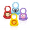 Animal Character – Nuby 3D Silicone Bib with Scoop Pocket