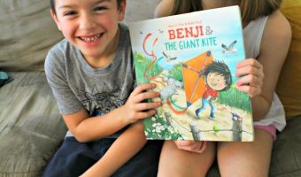 BENJI AND THE GIANT KITE Book Review and a Paper Kite Craft!