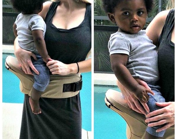 Abiie Huggs Contour Baby Carrier, Helping To Prevent Hip Dysplasia and Giving Parents Support! {Giveaway}