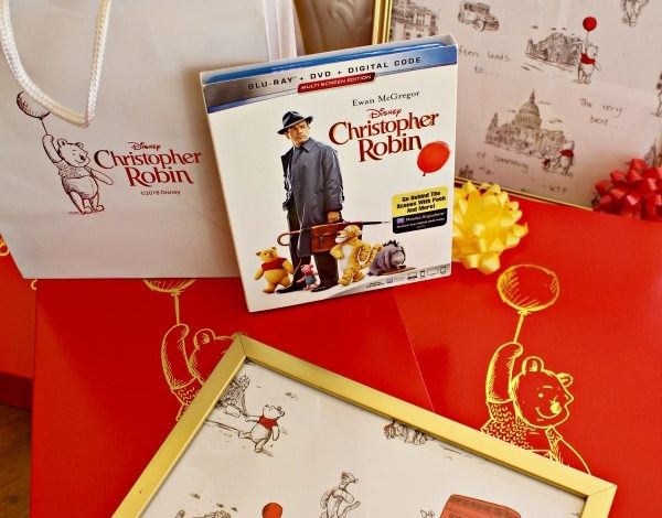 Disney Christopher Robin On Blu-ray and DVD! Plus Winnie The Pooh Wrapping Paper Photo Frames!