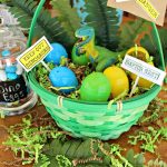 Dinosaur Easter Basket Tutorial Featuring The Schleich Velociraptor!
