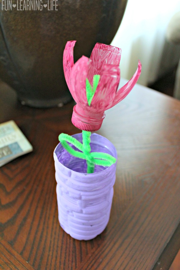 Water Bottle Flower Craft