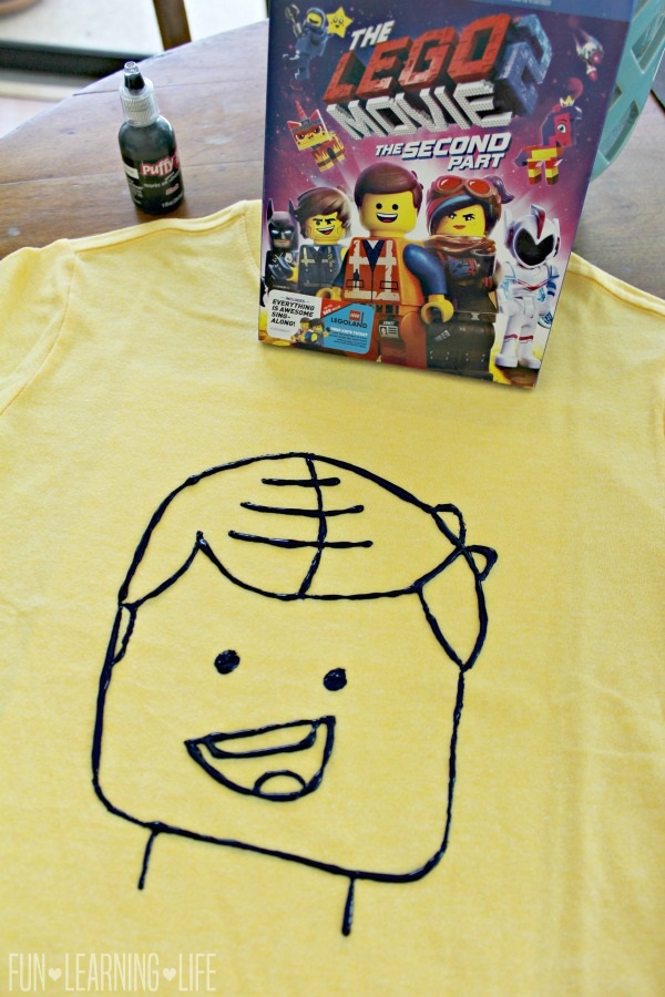 Making a LEGO Minifigure Emmet Shirt Inspired by The LEGO Movie 2