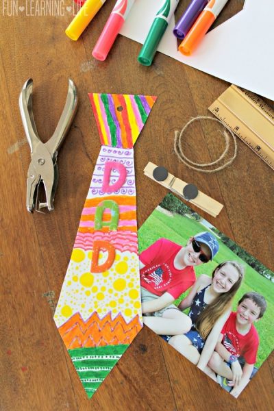 Father’s Day Photo Tie Craft! - Fun Learning Life