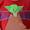 Child with Baby Yoda Craft Activity