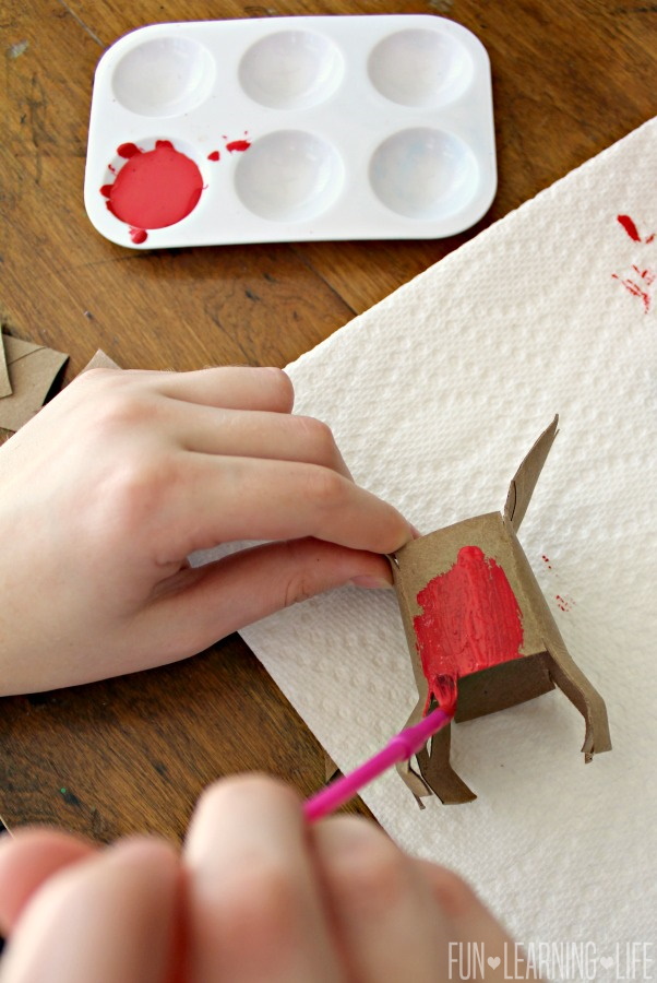 Toilet Paper Roll Crab Craft