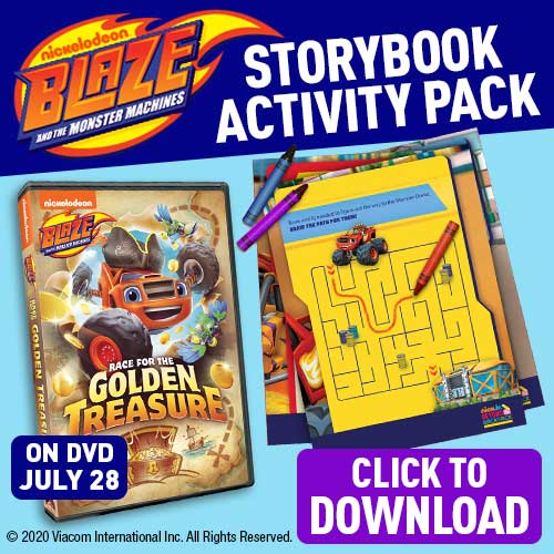 Shimmer and Shine Blaze and the Monster Machines Printable Activity Packs
