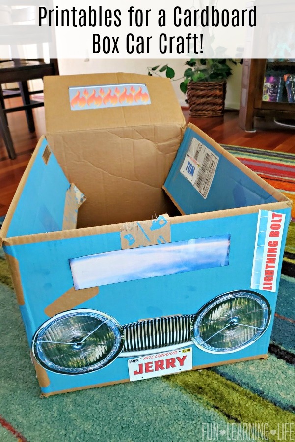 Cardboard Box Car Craft