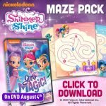 Shimmer and Shine Blaze and the Monster Machines Printable Activity Packs!