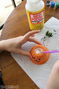 Upcycled Fruit Cups Halloween Craft! - Fun Learning Life
