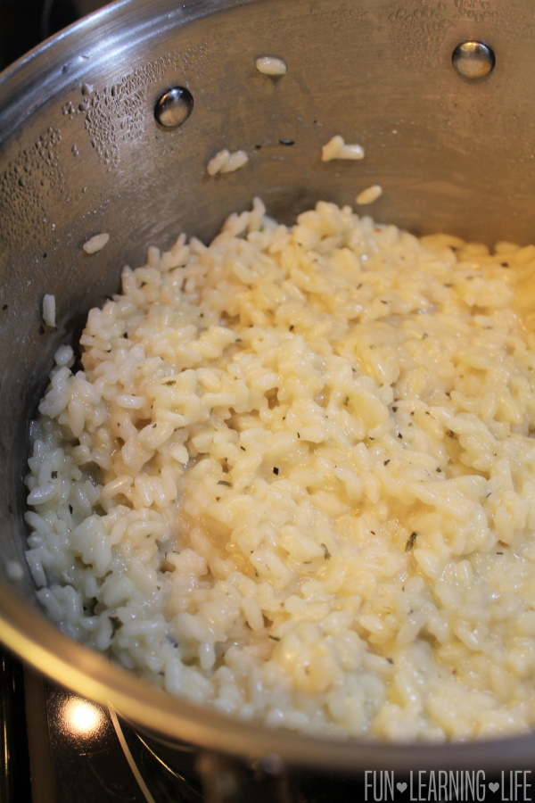 Creamy Risotto with Extra Virgin Olive Oil