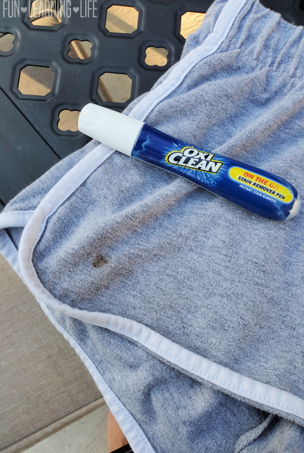 Removing Stains on the Spot With OxiClean Stain Remover Pen