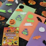 Construction Paper Cards With Halloween Foam Stickers!