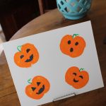 Pumpkin Stamping Craft for Fall!